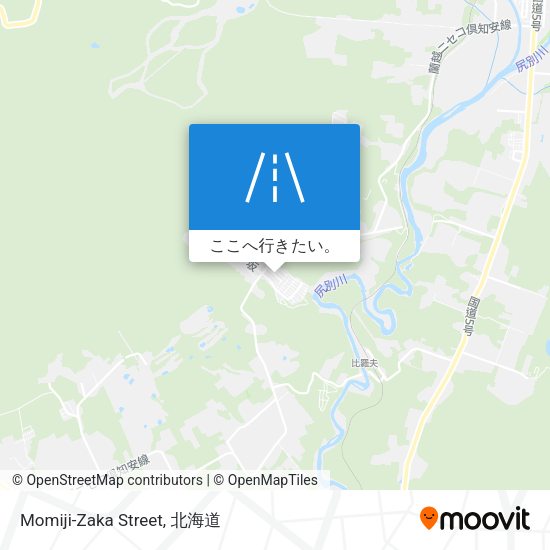 Momiji-Zaka Street地図