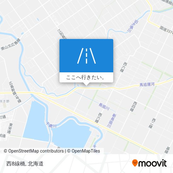 西8線橋地図