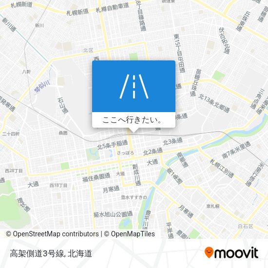 高架側道3号線地図