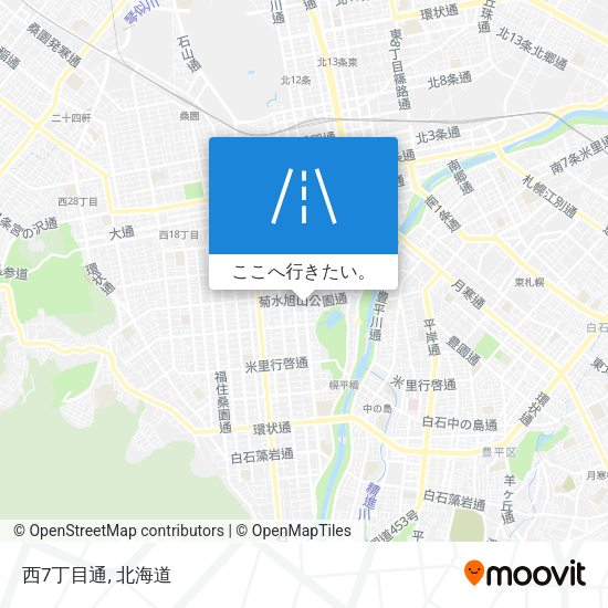 西7丁目通地図