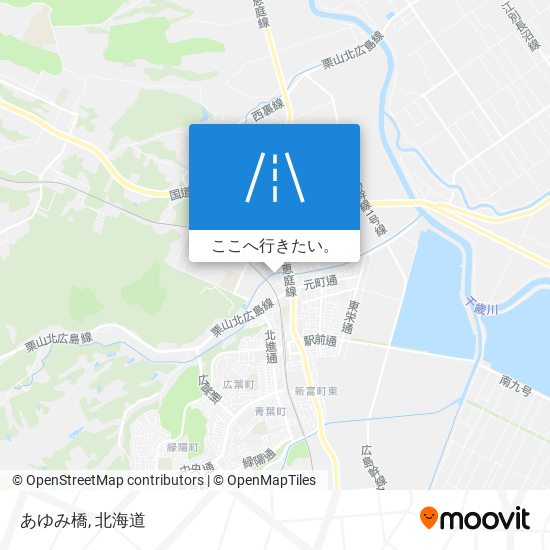 あゆみ橋地図