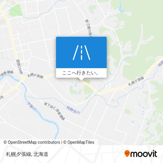 札幌夕張線地図