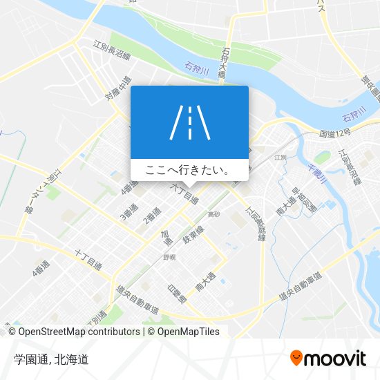 学園通地図