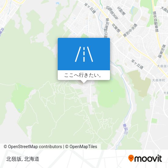 北嶺坂地図