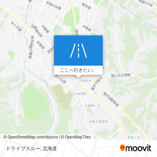 ドライブスルー地図