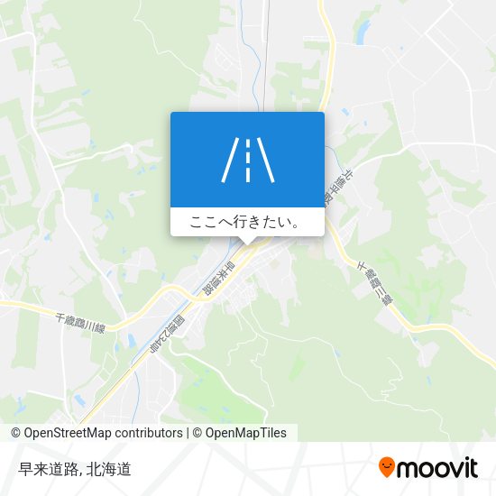 早来道路地図
