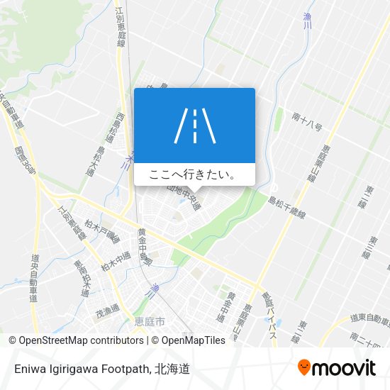 Eniwa Igirigawa Footpath地図