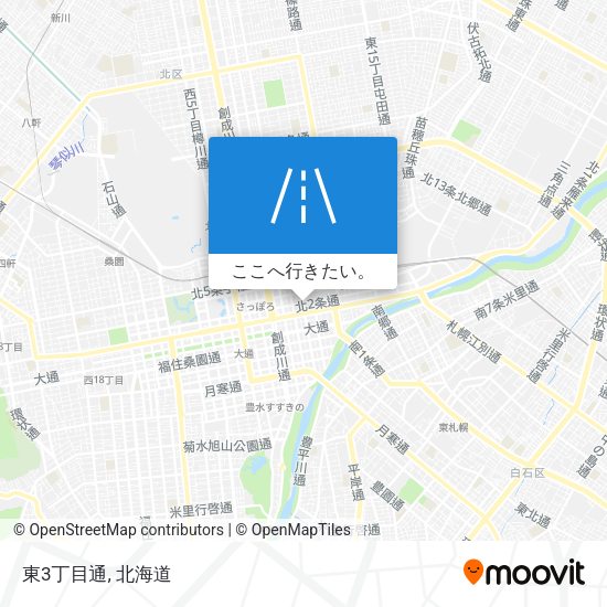 東3丁目通地図