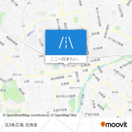 北3条広場地図