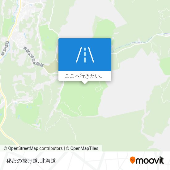 秘密の抜け道地図