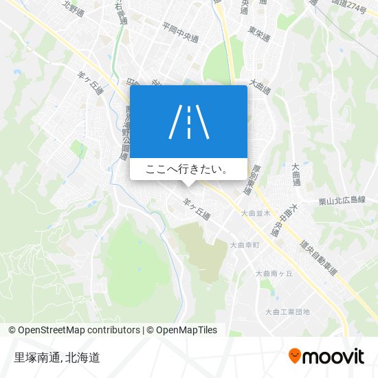 里塚南通地図