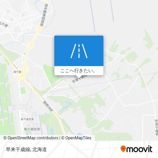 早来千歳線地図