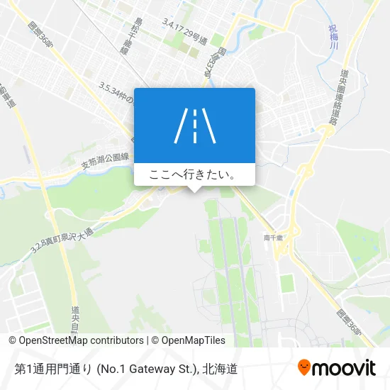 第1通用門通り (No.1 Gateway St.)地図