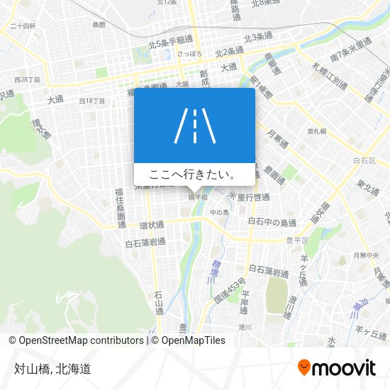 対山橋地図