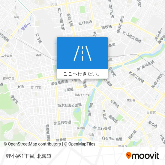 狸小路1丁目地図