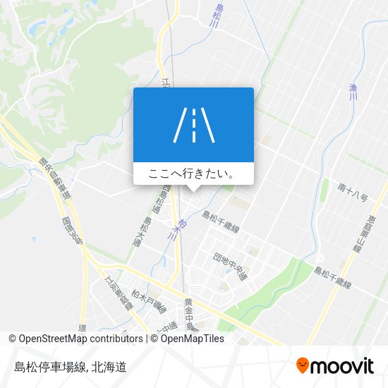 島松停車場線地図