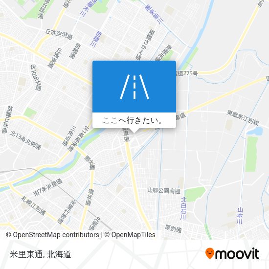 米里東通地図