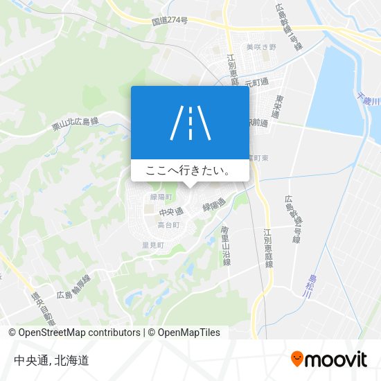 中央通地図