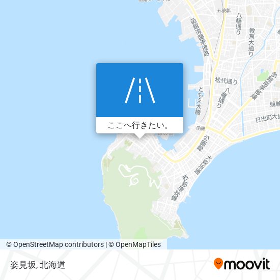 姿見坂地図