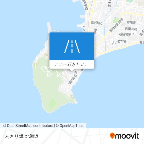 あさり坂地図