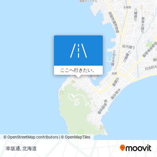 幸坂通地図