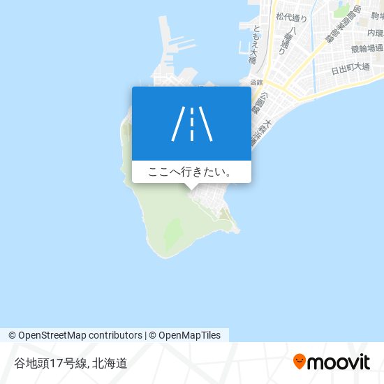 谷地頭17号線地図