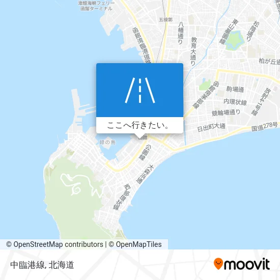 中臨港線地図