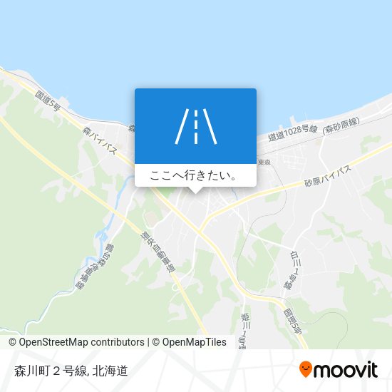 森川町２号線地図