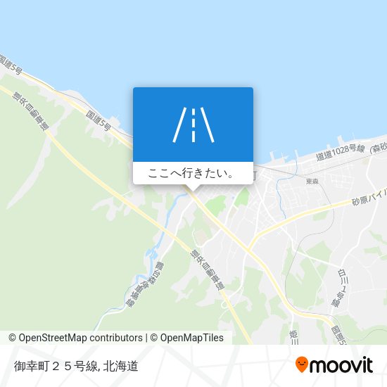 御幸町２５号線地図