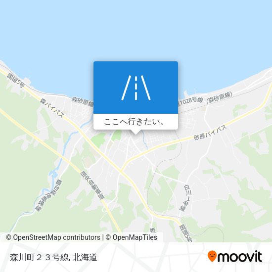 森川町２３号線地図