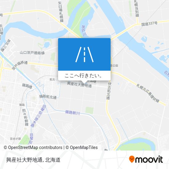 興産社大野地通地図