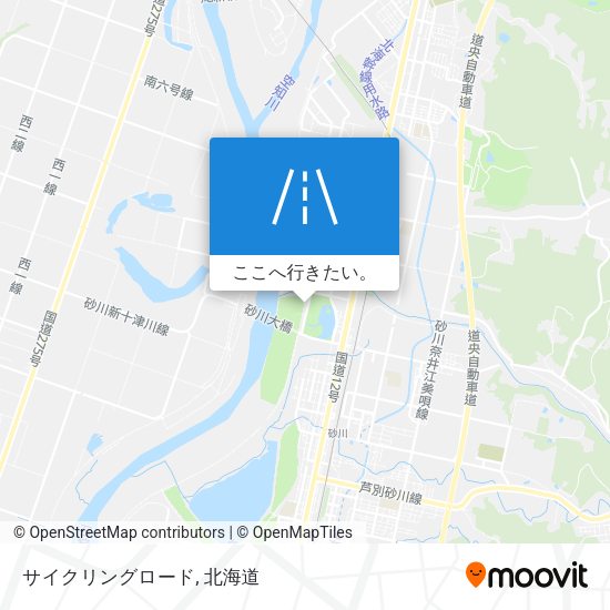 サイクリングロード地図