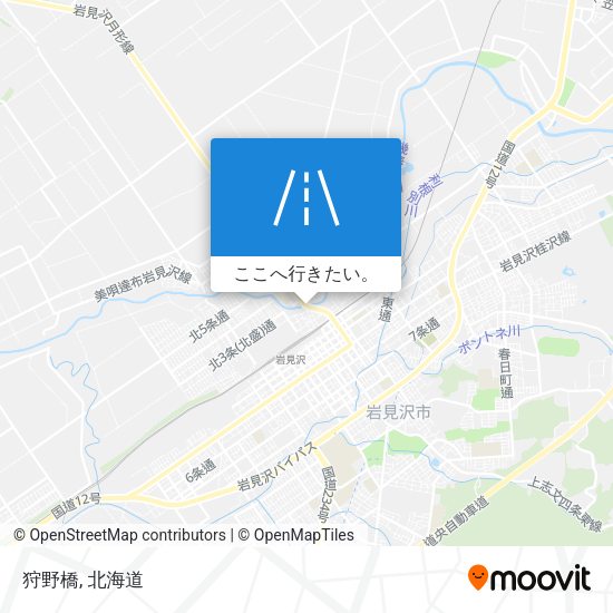 狩野橋地図