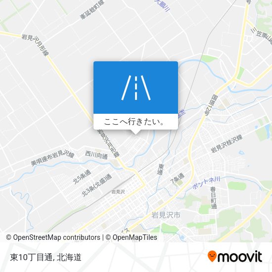 東10丁目通地図