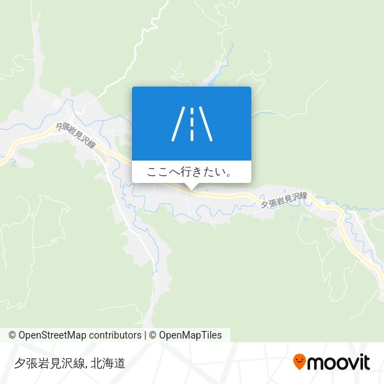 夕張岩見沢線地図
