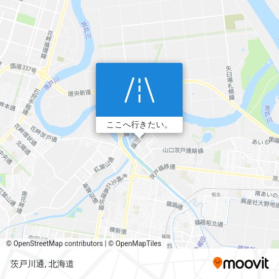 茨戸川通地図