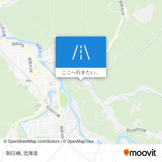 朝日橋地図