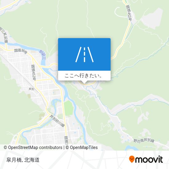 皐月橋地図
