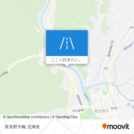 富良野大橋地図