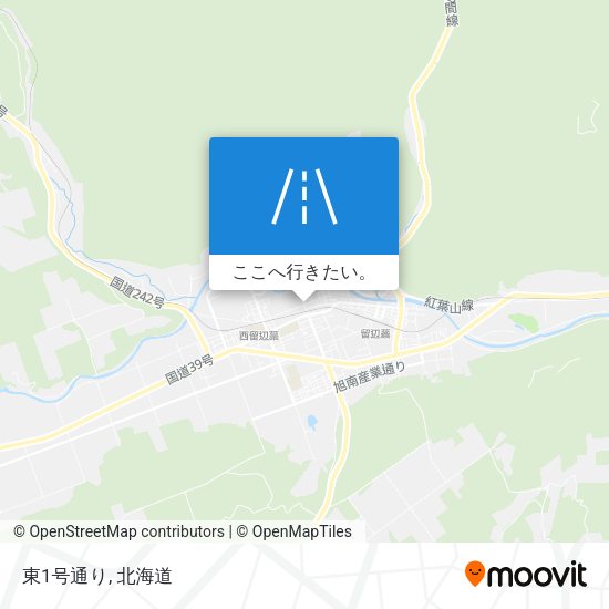 東1号通り地図
