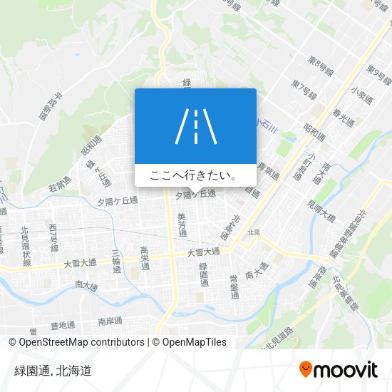 緑園通地図
