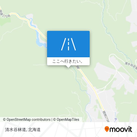 清水谷林道地図