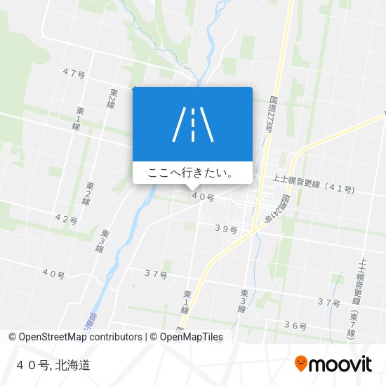 ４０号地図