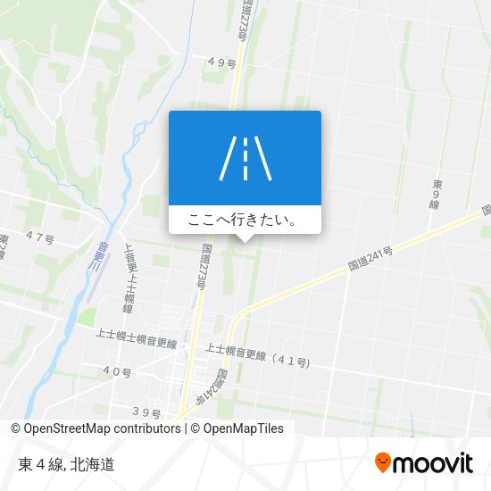 東４線地図