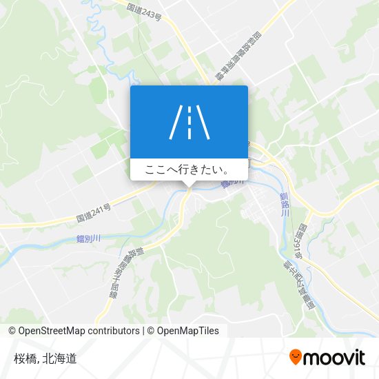 桜橋地図