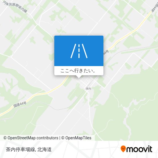 茶内停車場線地図