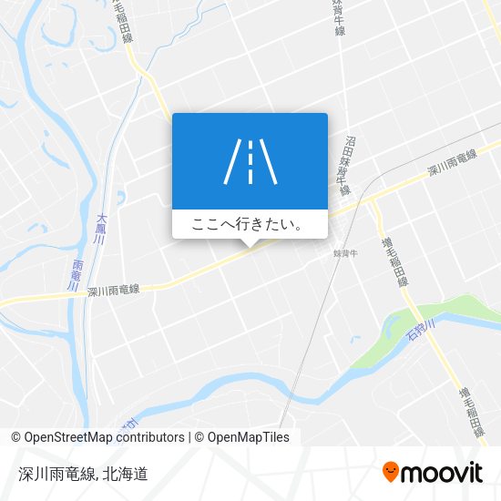 深川雨竜線地図