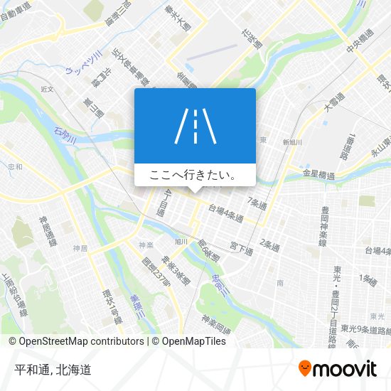 平和通地図