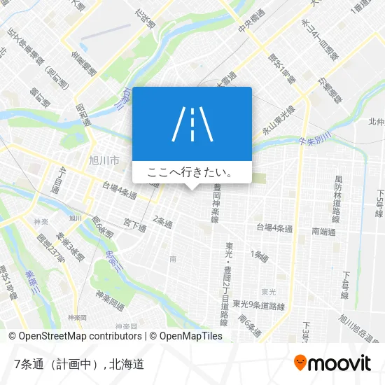7条通（計画中）地図