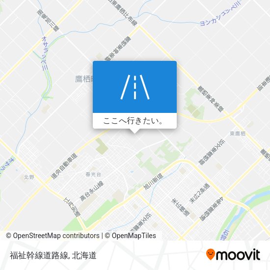 福祉幹線道路線地図